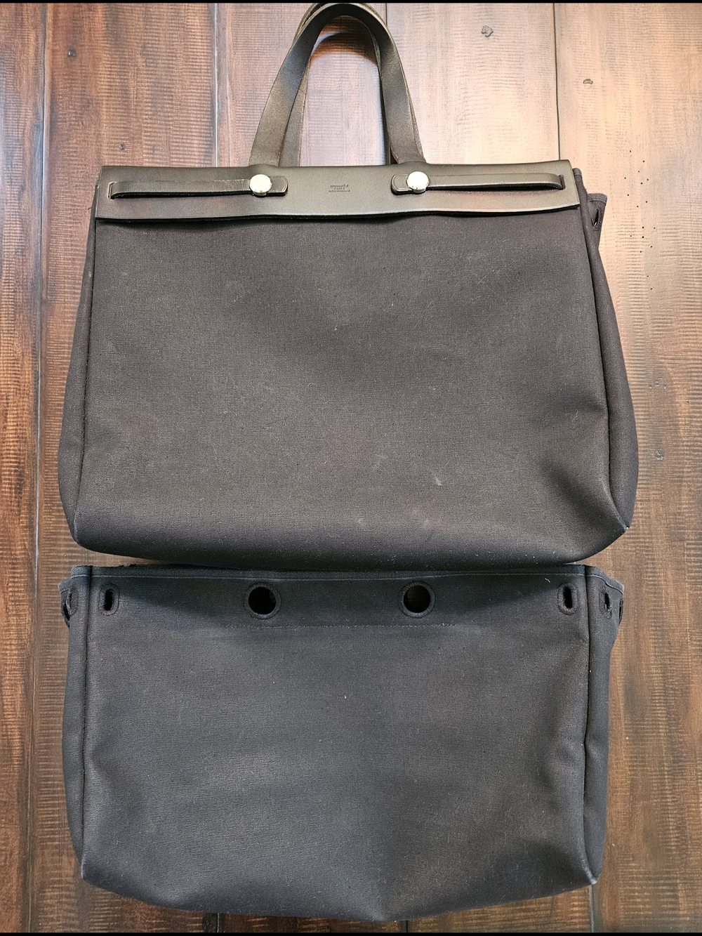 HERMES Her Bag Cabas MM 2 In 1 Tote Bag - Picture 5 of 13